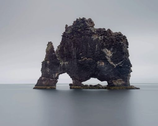 Dragon Rock Iceland paint by numbers