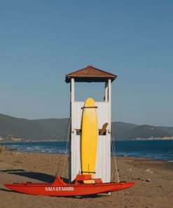 Empty Lifeguarding Station paint by numbers