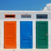 five Colorful Doors paint by numbers