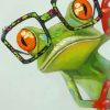 Frog With Big Glasses paint by numbers