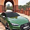 Green Audi paint by numbers