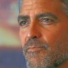 Handsome George Clooney paint by numbers