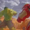 Hulk VS Iron Man paint by numbers