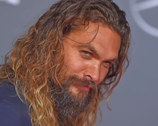 Jason Mamoa American Actor paint by numbers