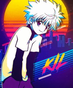 killua zoldyck paint by numbers