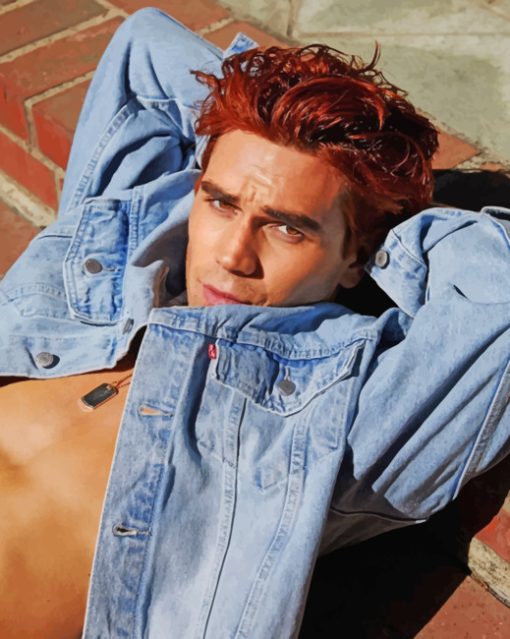 kj Apa paint by numbers