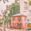 La Maison Rose Paris France paint by numbers