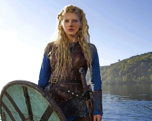 Lagertha Vikings Actress paint by numbers