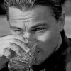 Leo Dicaprio Black And White paint by numbers