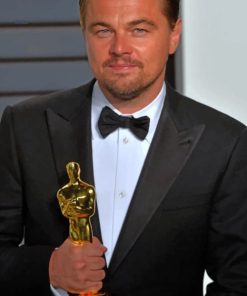 Leonardo Dicaprio Oscar paint by numbers