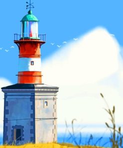 Lighthouse Architecture paint by numbers