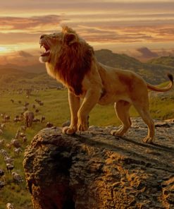 Lion King paint by numbers