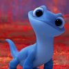 Lizard From Frozen paint by numbers