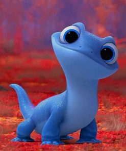 Lizard From Frozen paint by numbers