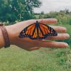 Monarch Butterfly On Hand paint by numbers