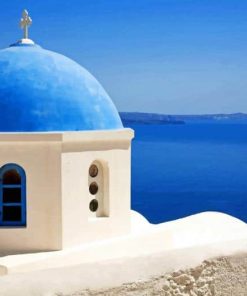 Oia Santorini Greece paint by numbers