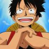 One Piece Monkey D Luffy paint by numbers