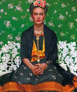 Portrait Frida kahlo paint by numbers