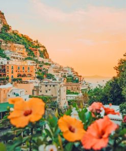 Positano Village Italy paint by numbers