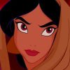 Princess Jasmine paint by numbers