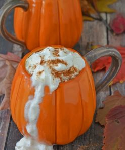 Pumpkin Mug paint by numbers