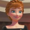 Queen Anna Frozen paint by numbers