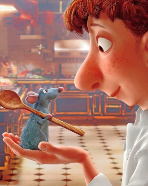 ratatouille movie paint by numbers