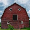 Red Wooden Barn paint by numbers