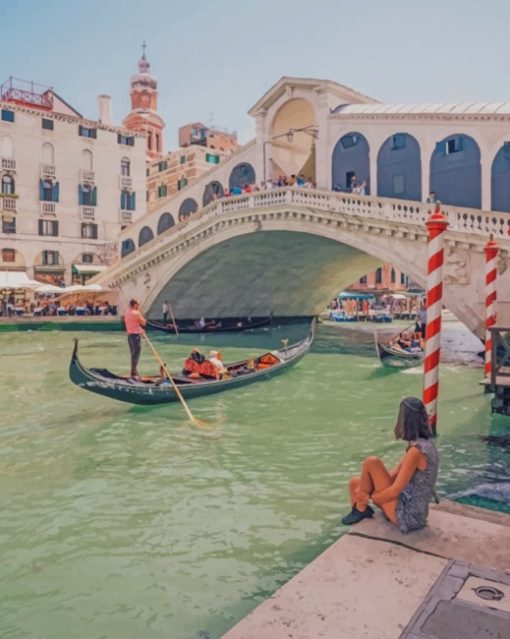 Rialto Bridge paint by numbers