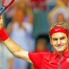 Roger Federer paint by numbers