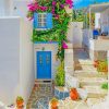 Santorini Island Greece paint by numbers