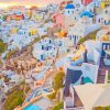 Santorini Island paint by numbers