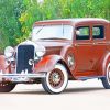 Sedan 1933 Dodge 4 Car paint by numbers