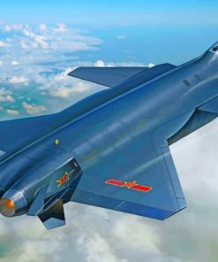 Shenyang j 20 Aircraft paint by numbers