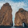 Tall Rock Formations Guard The Bay paint by number