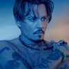 The American Actor Johnny Depp paint by numbers