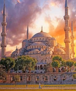 The Blue Mosque Turkey paint by numbers