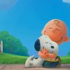 The Peanuts Snoopy And Charlie paint by numbers