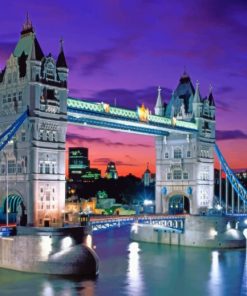 Tower Bridge London paint by numbers