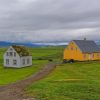 Vibrant Farmlands And Grey Skies paint by numbers