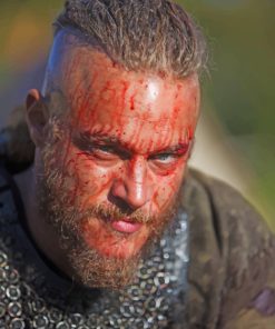 Ragnar Lothbrok Vikings paint by numbers