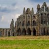 Whitby Abbey Monastery Ruins paint by numbers