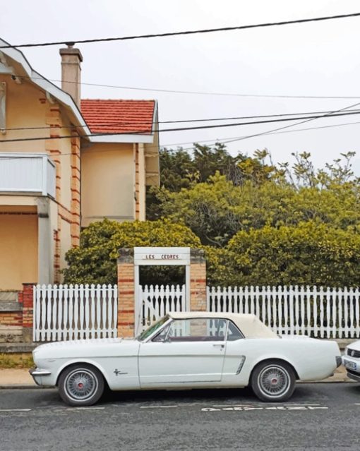 Vintage Chevrolet Camaro paint by numbers