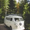 White VW Bus paint by numbers