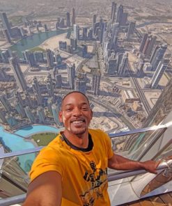 Will Smith In Burj Khalifa paint by numbers