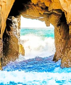 Window Rock Pfeiffer Beach California paint by numbers