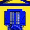 Yellow And Blue House paint by numbers