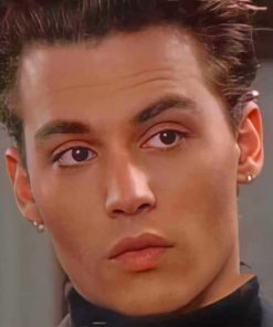 The Young Johnny Depp paint by numbers