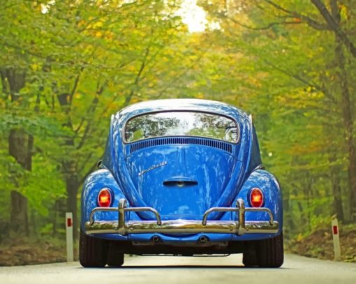 1974 Volkswagen Beetle 120 Paint By Numbers