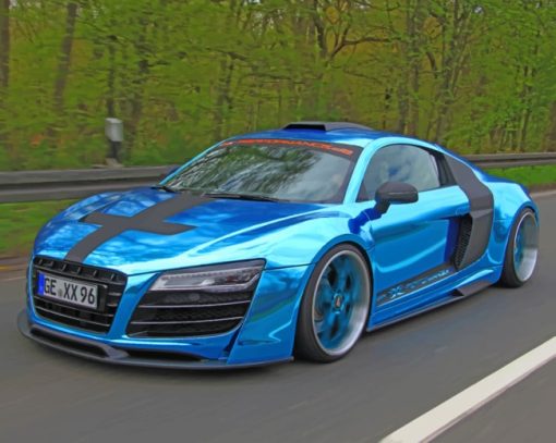 2013 Audi R8 paint by numbers